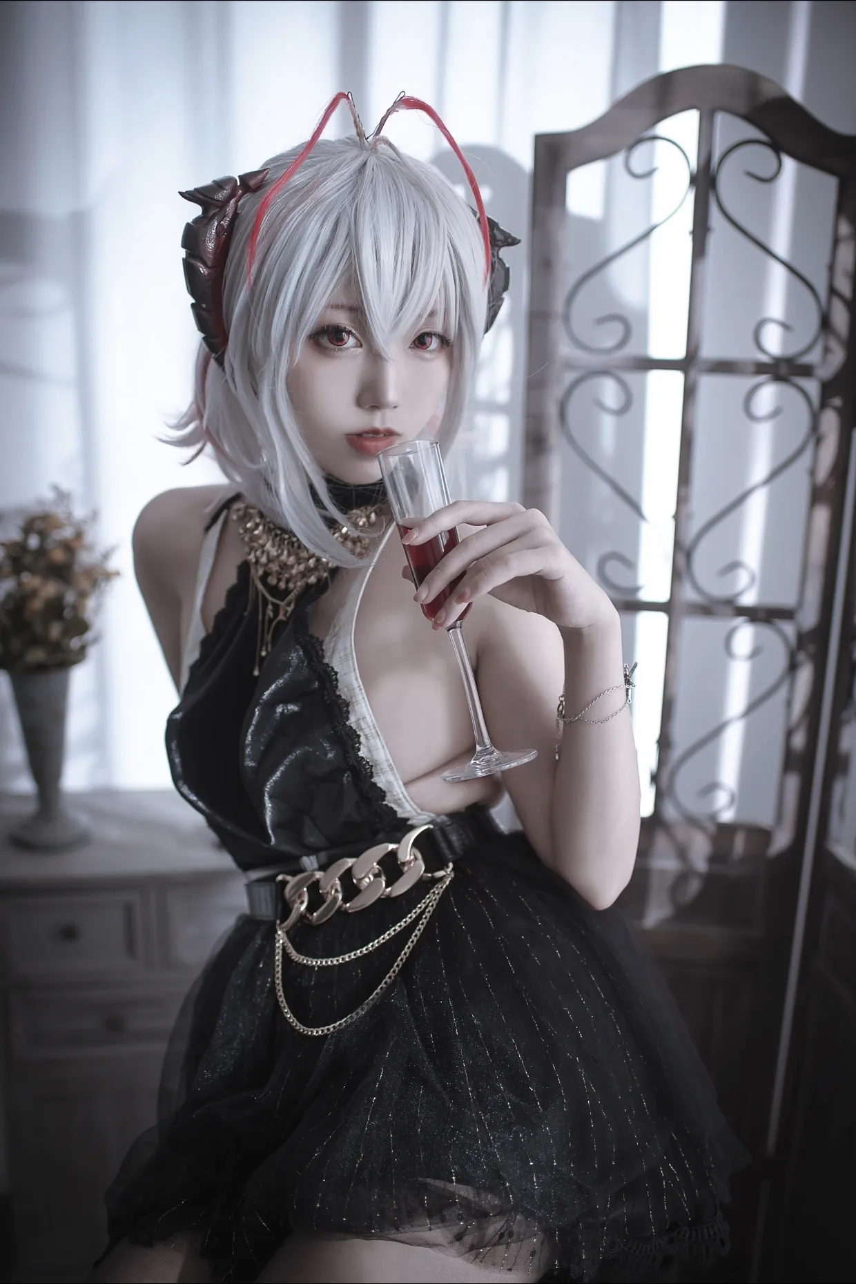 图片[14]-切切celia 明日方舟 W 礼服-秘境岛